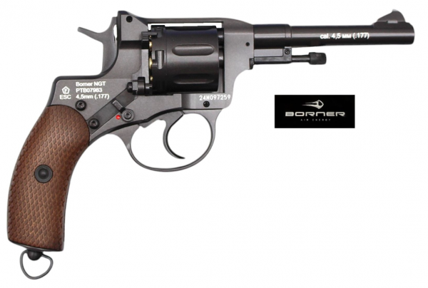 Revolver, Borner NGT CO², Kal.: 4,5mm Diab.