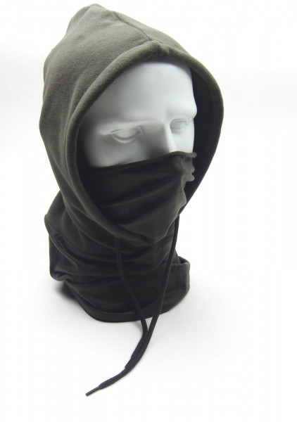 Baser Fleece Kaputze, Fleese Hood mit Gesichtschutz