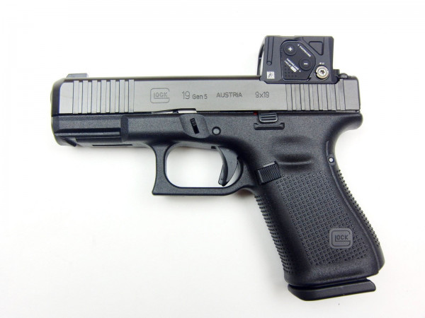 Glock Pistole 19 Gen5 MOS/FS A-CUT™ Combo, Kal.: 9mm Luger