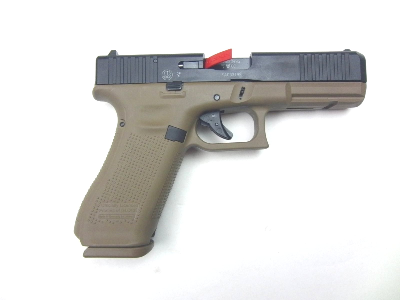 Glock 17 Gen5 Schreckschuss Pistole 9 mm P.A.K coyote kaufen