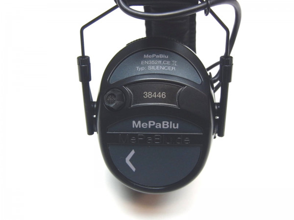Aktiver Gehörschutz MePaBlu Silencer Exclusiv mit.Gelpolster für den Sportzschützen und Jäger