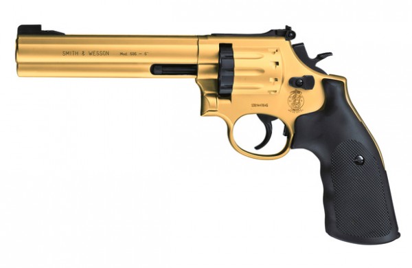 Smith & Wesson Mod. 686-6" cal. 4,5 mm (.177) Diabolo - Gold Finish