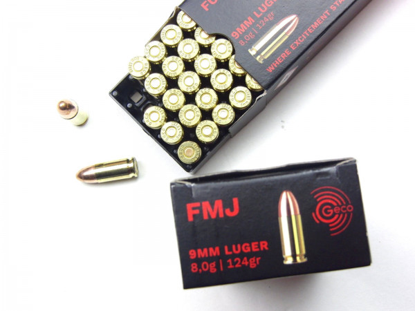 Geco 9mm Luger VM 124gr/8g