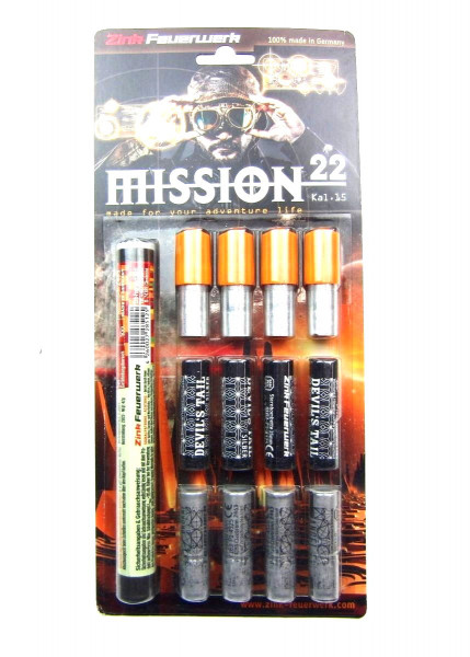 Zink "Mission 22", Sortiment, 22-tlg., Kal. 15mm