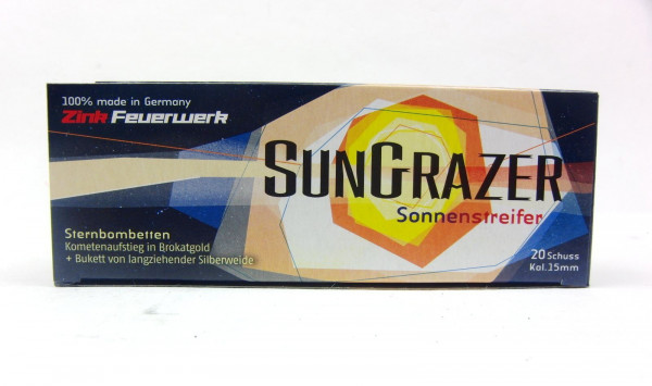 Zink Feuerwerk SUN GRAZER Sternbombetten 20 Stk. 15 mm
