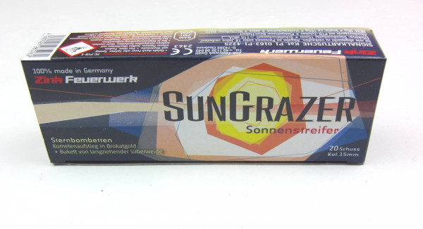 Zink "Sungrazer" Sternbombette, Kal. 15mm, 20 tlg.