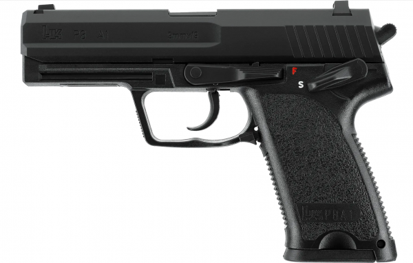 Heckler & Koch P8 A1, 6 mm, Gas, < 1,0 J