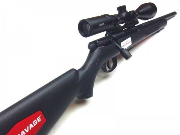 Komplettangebot Savage 93R17, 17HMR mit Hawke 4-12x50