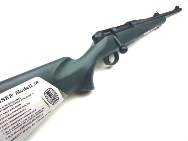 Mauser M18 Mod. Waldjagd, .308Win. mit Laufgewinde u.Visierung