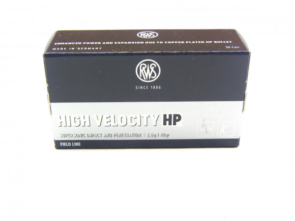 RWS High Velocity HP .22lr 2,6g