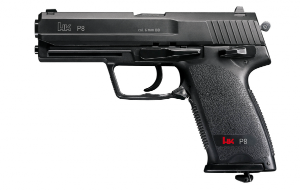 Heckler & Koch P8, 6 mm, CO₂, < 2,0 J